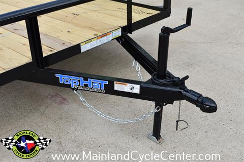 New 2022 Top Hat 77 X 14 Single Axle Pipe Top Spring Ramp