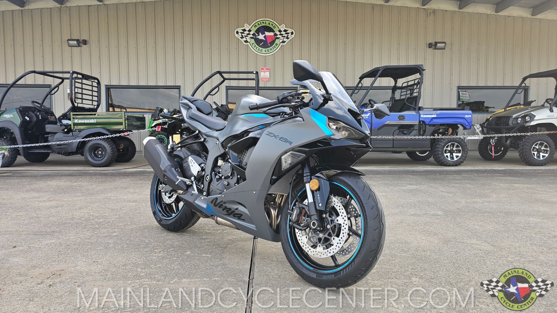 書 Limited-Time Sale (Until Friday) New 2025 Kawasaki Ninja® ZX™-6R Metallic Matte Dark Gray / Ebony