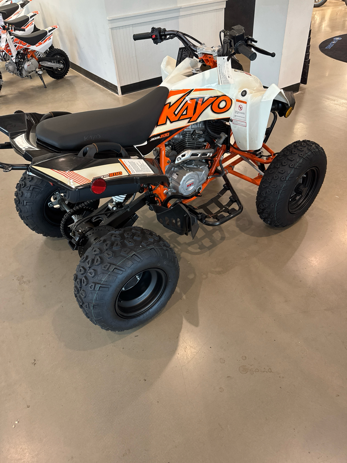 New 2024 Kayo Jackal 200 White | ATVs in Lancaster SC | KAY000109