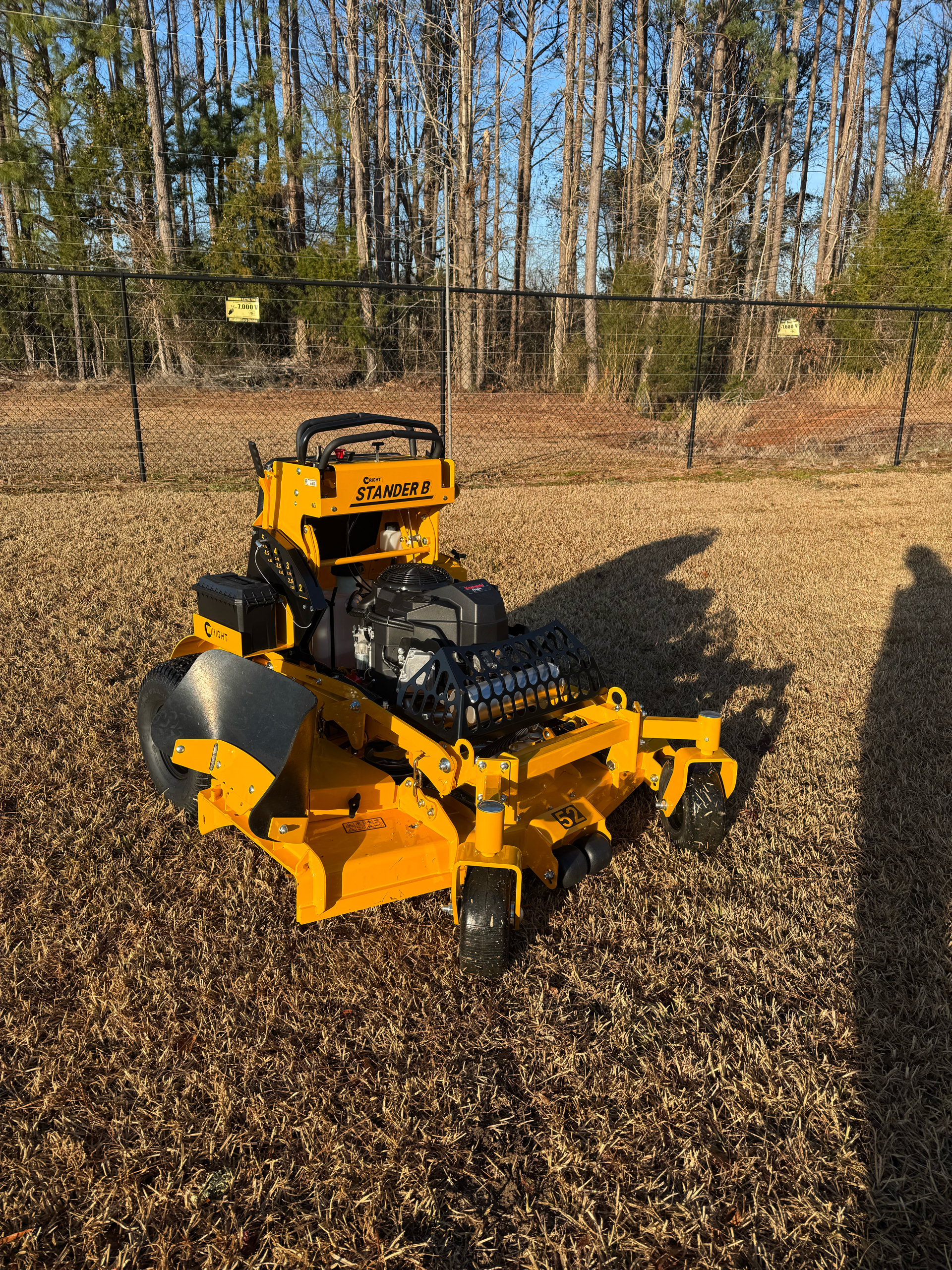 New 2025 Wright STANDER B 52 KAW FS651E ELEC YELLOW | Lawn Mowers