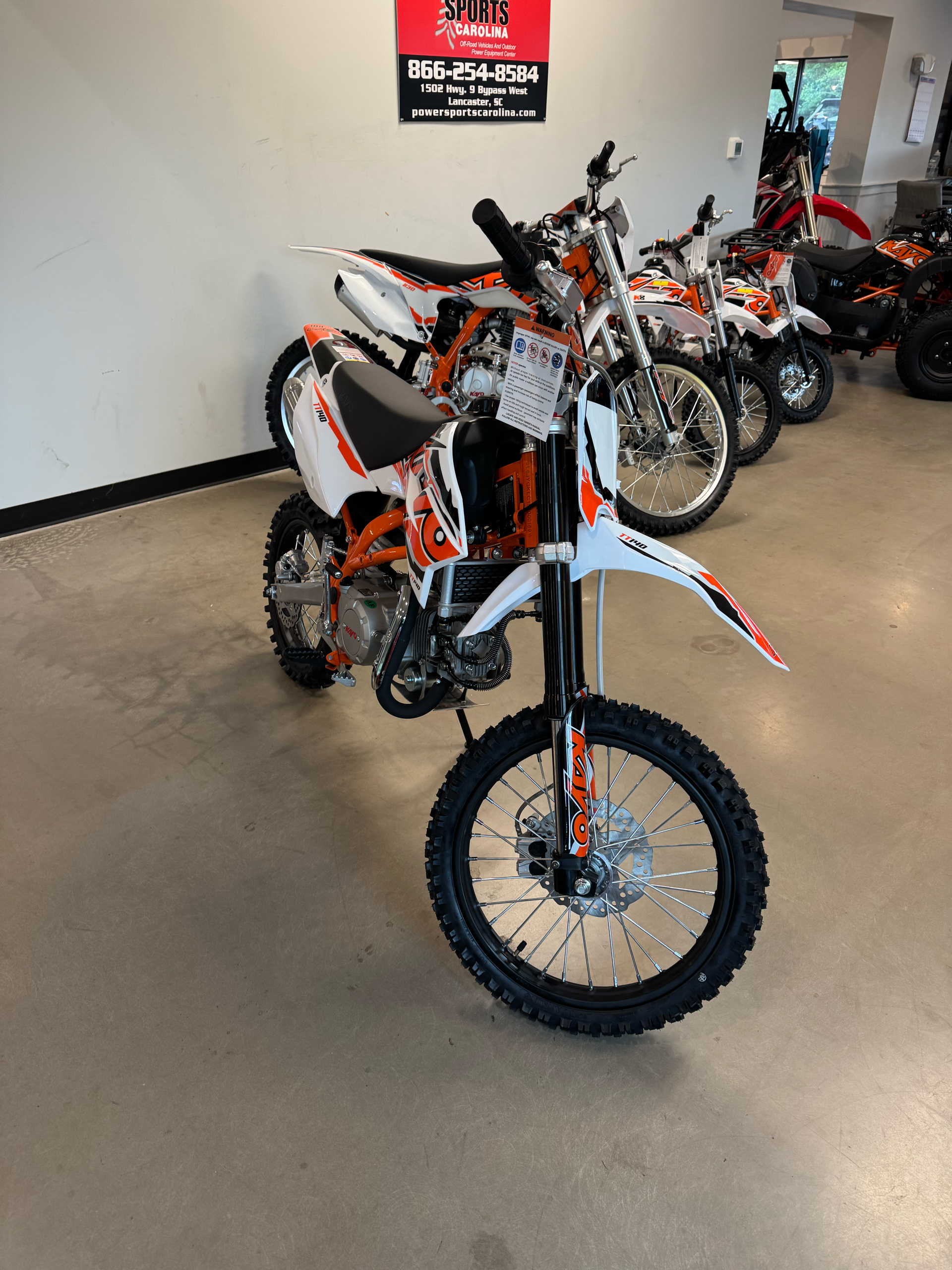 New 2025 Kayo TT 140 White | Motorcycles in Lancaster SC | KAY000189