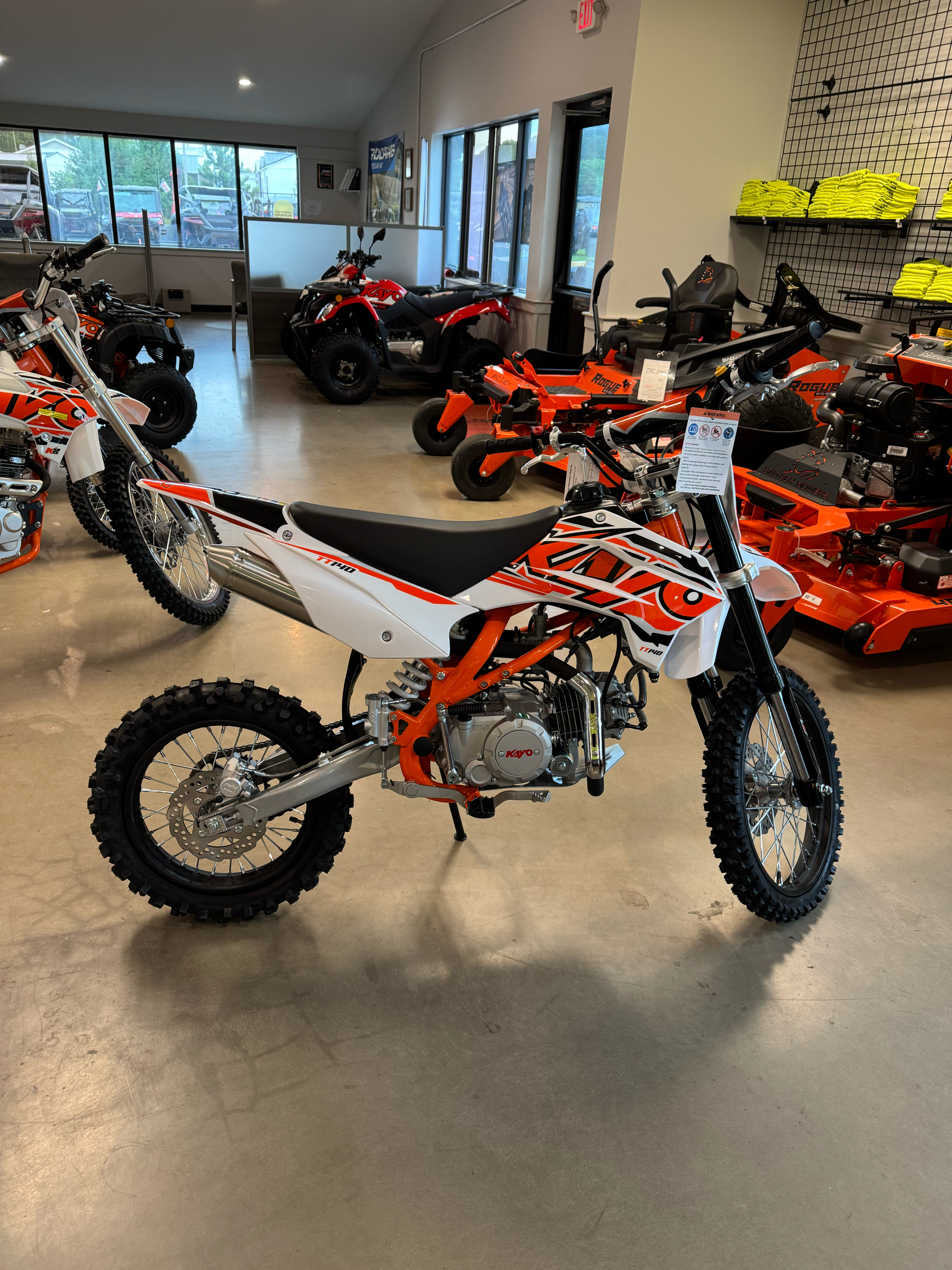 New 2025 Kayo TT 140 White | Motorcycles in Lancaster SC | KAY000189