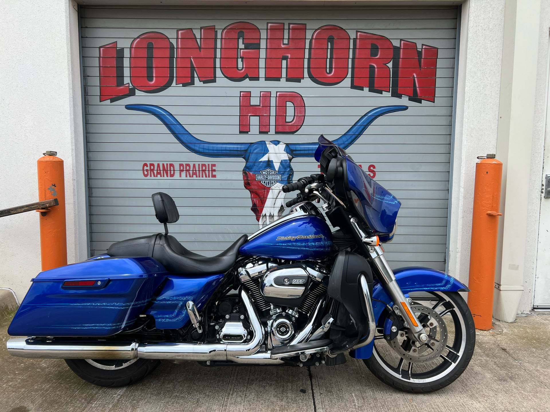 Zephyr Blue Street Glide For Sale Certified Pre-Owned 2019 Harley