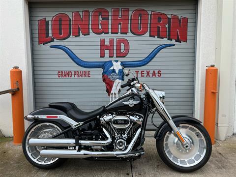 Certified Pre-Owned 2021 Harley-Davidson Fat Boy® 114 Vivid Black