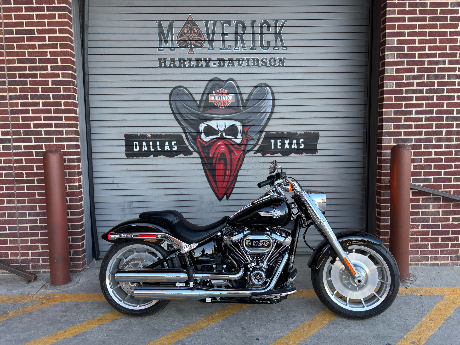 Certified Pre-Owned 2024 Harley-Davidson Fat Boy® 114 Vivid Black