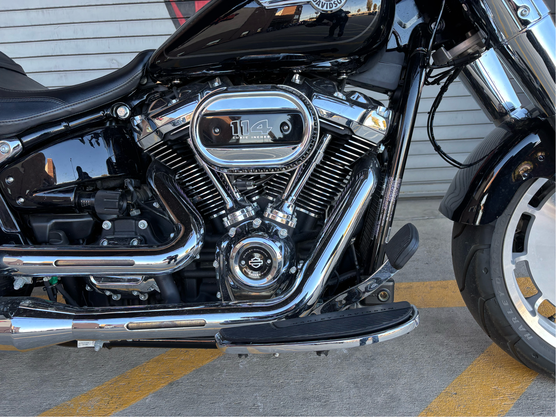 Certified Pre-Owned 2024 Harley-Davidson Fat Boy® 114 Vivid Black