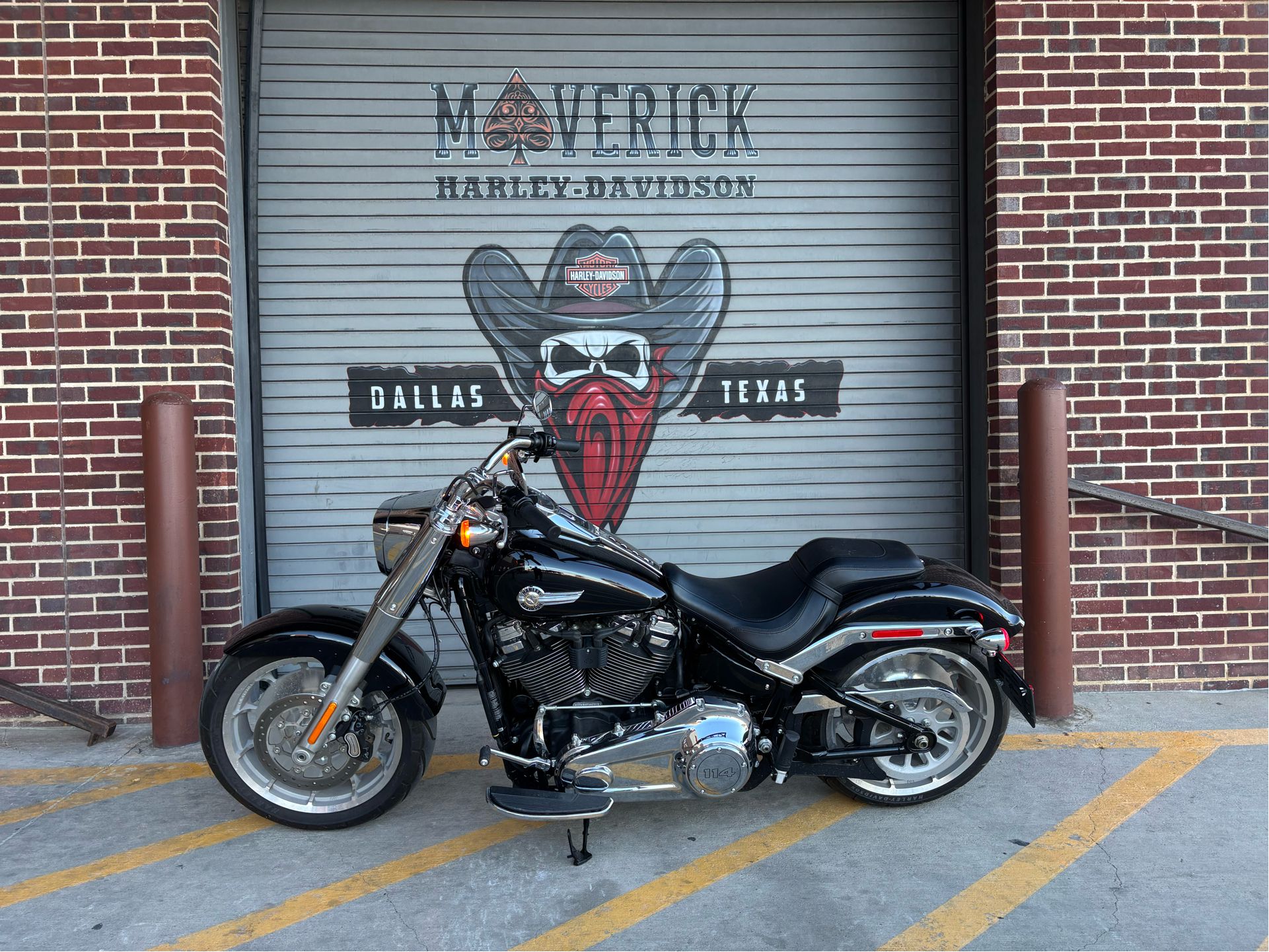 Certified Pre-Owned 2024 Harley-Davidson Fat Boy® 114 Vivid Black