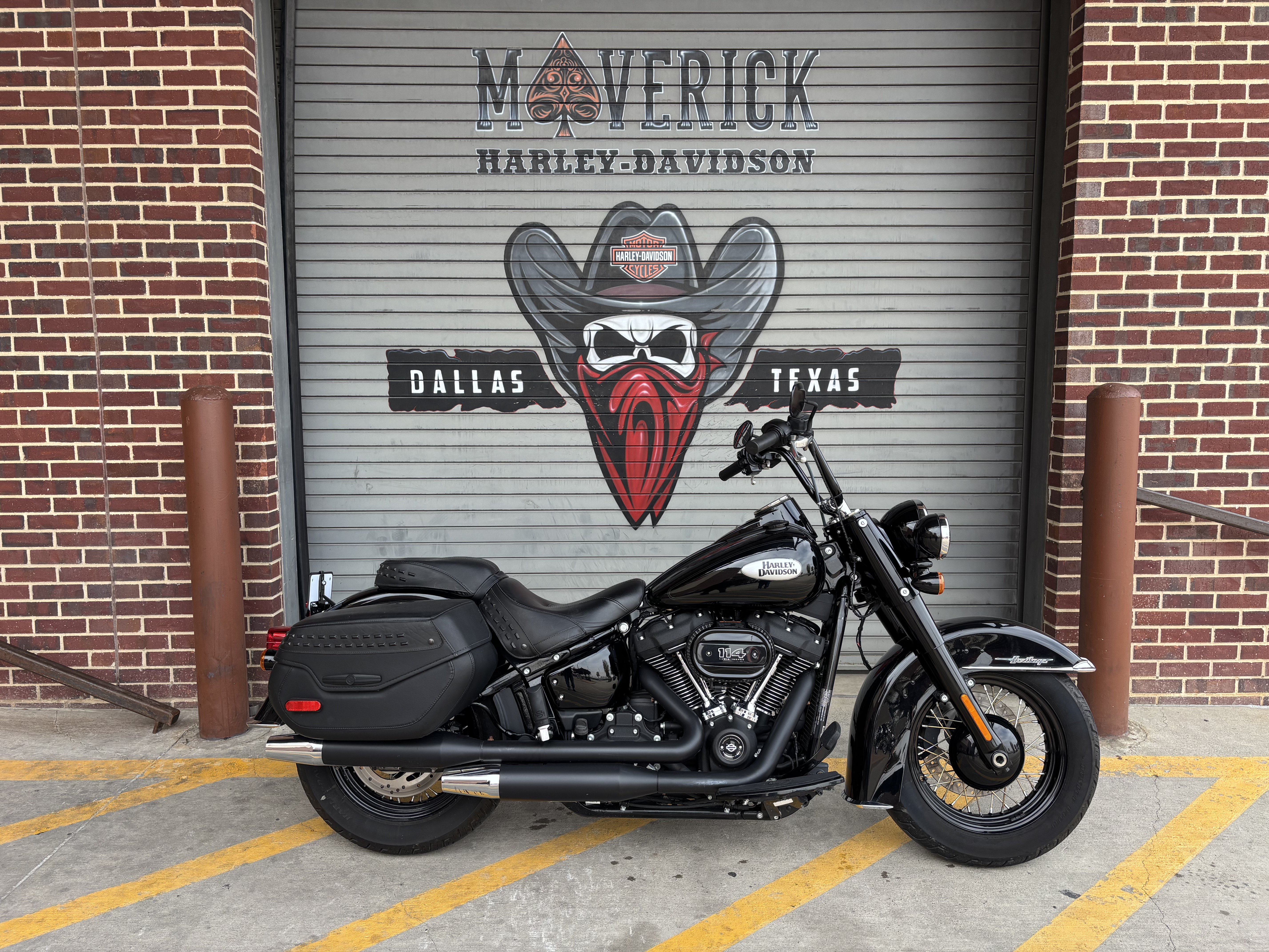 Used 2024 Harley-Davidson Heritage Classic 114 Vivid Black (Black