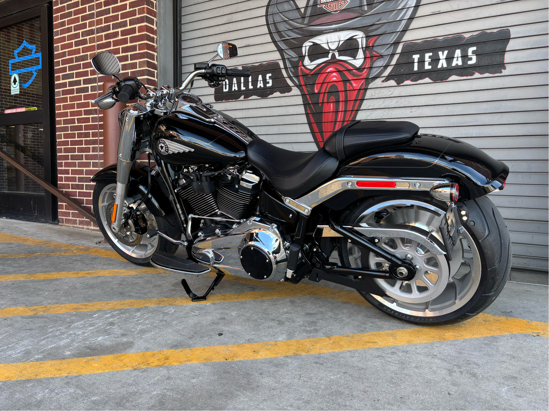 New 2025 Harley-Davidson Fat Boy® Vivid Black Motorcycles in