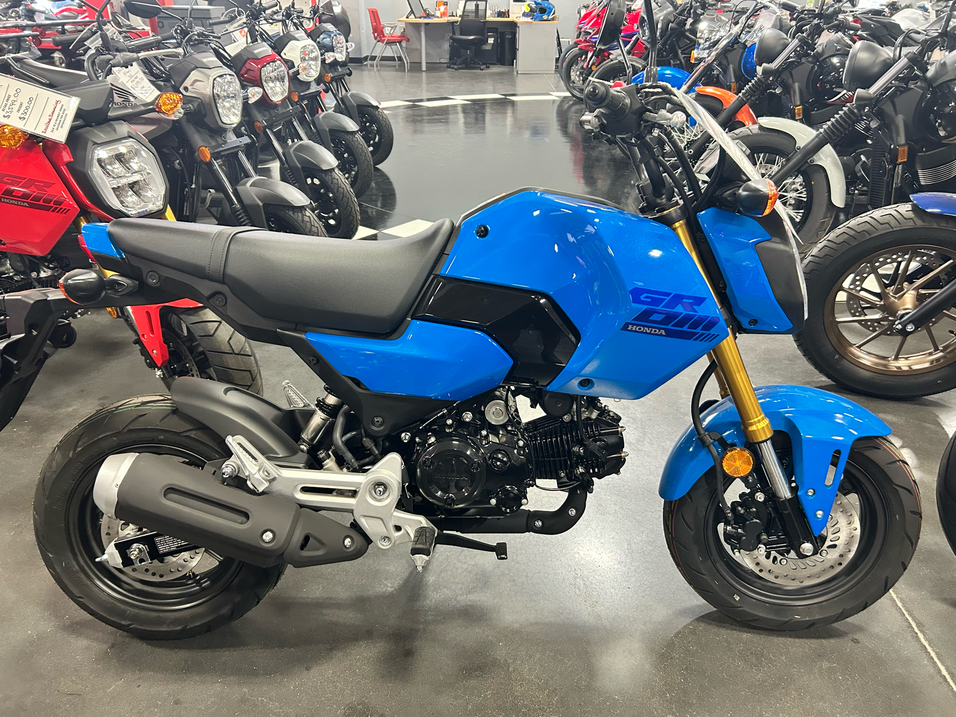 New 2025 Honda Grom Candy Blue | Motorcycles in Mentor OH | N/A