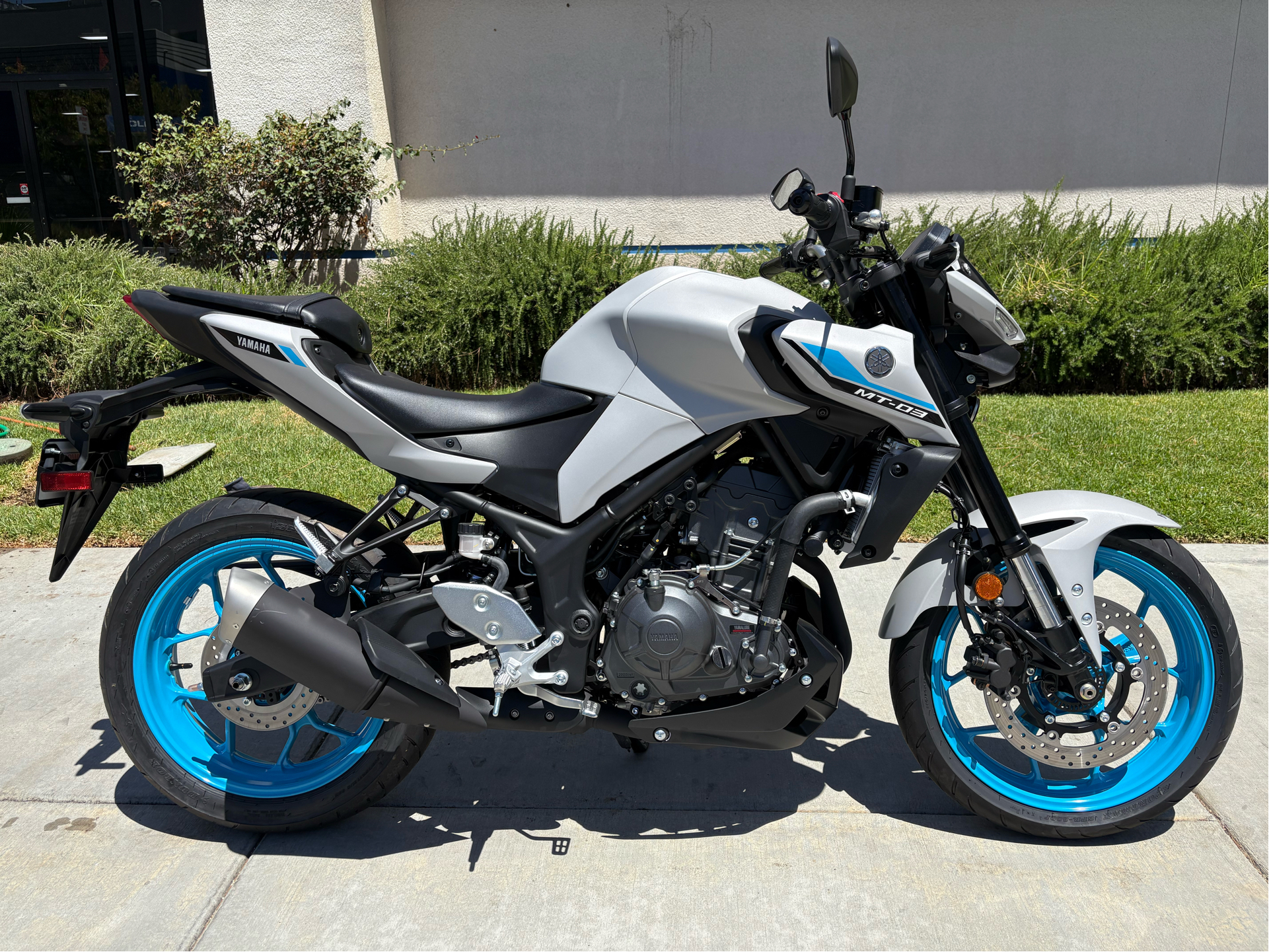 New 2025 Yamaha MT-03 | Motorcycles in EL Cajon CA | 001384 Ice Storm
