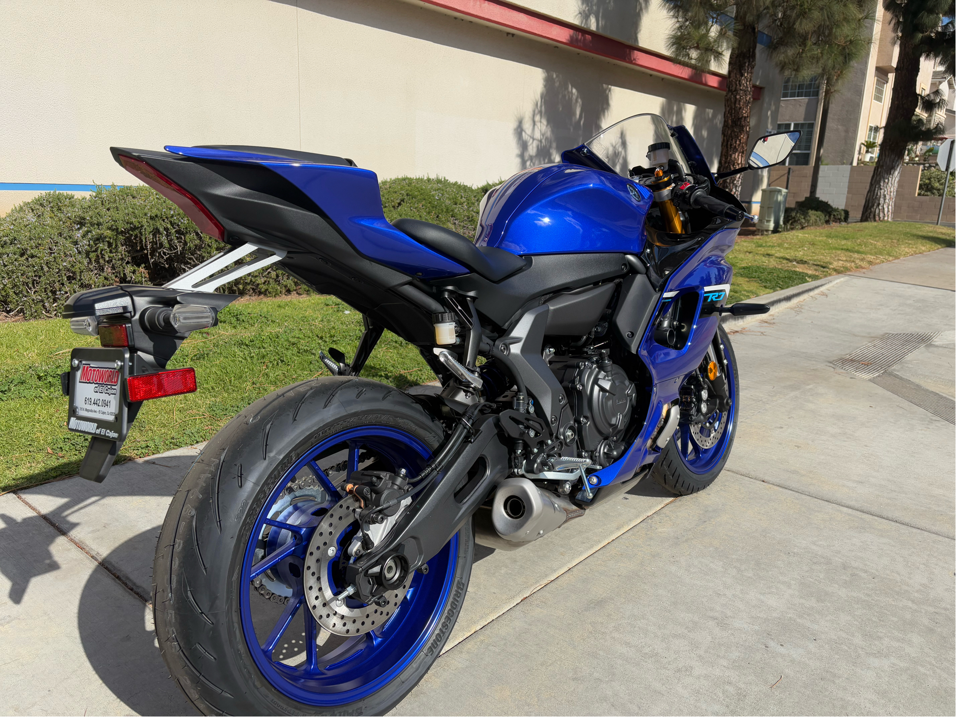 New 2025 Yamaha YZF-R7 | Motorcycles in EL Cajon CA | N/A Team Yamaha Blue