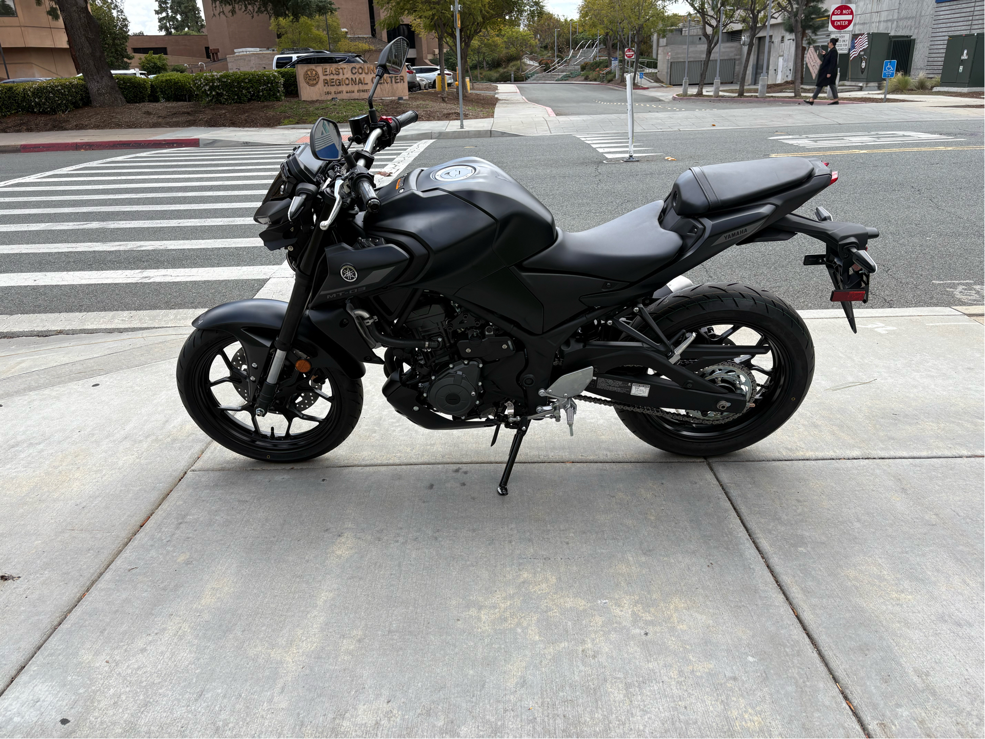 New 2025 Yamaha MT-03 | Motorcycles in EL Cajon CA | 001046 Matte