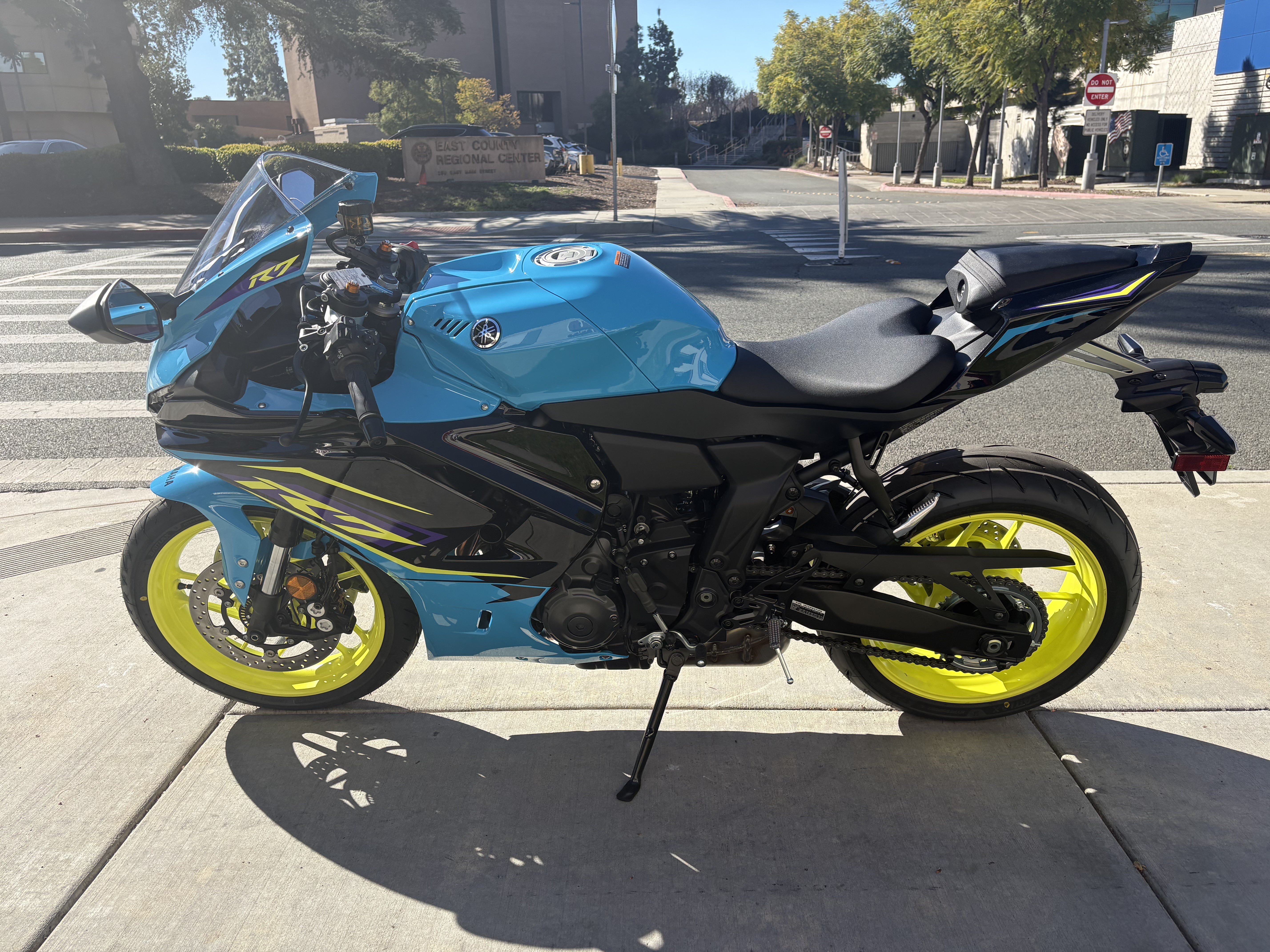 New 2026 Yamaha YZF-R7 | Motorcycles in EL Cajon CA | N/A Breaker Cyan ...