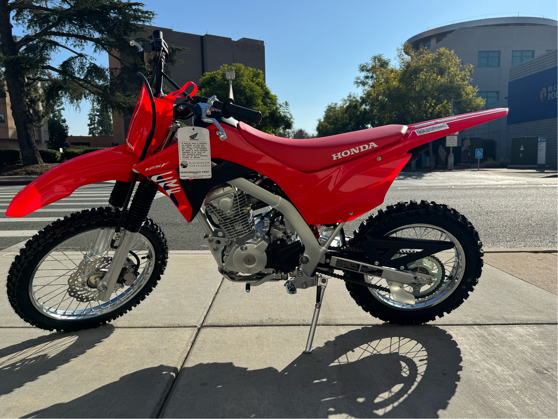 New 2025 Honda CRF125F | Motorcycles in EL Cajon CA | N/A Red