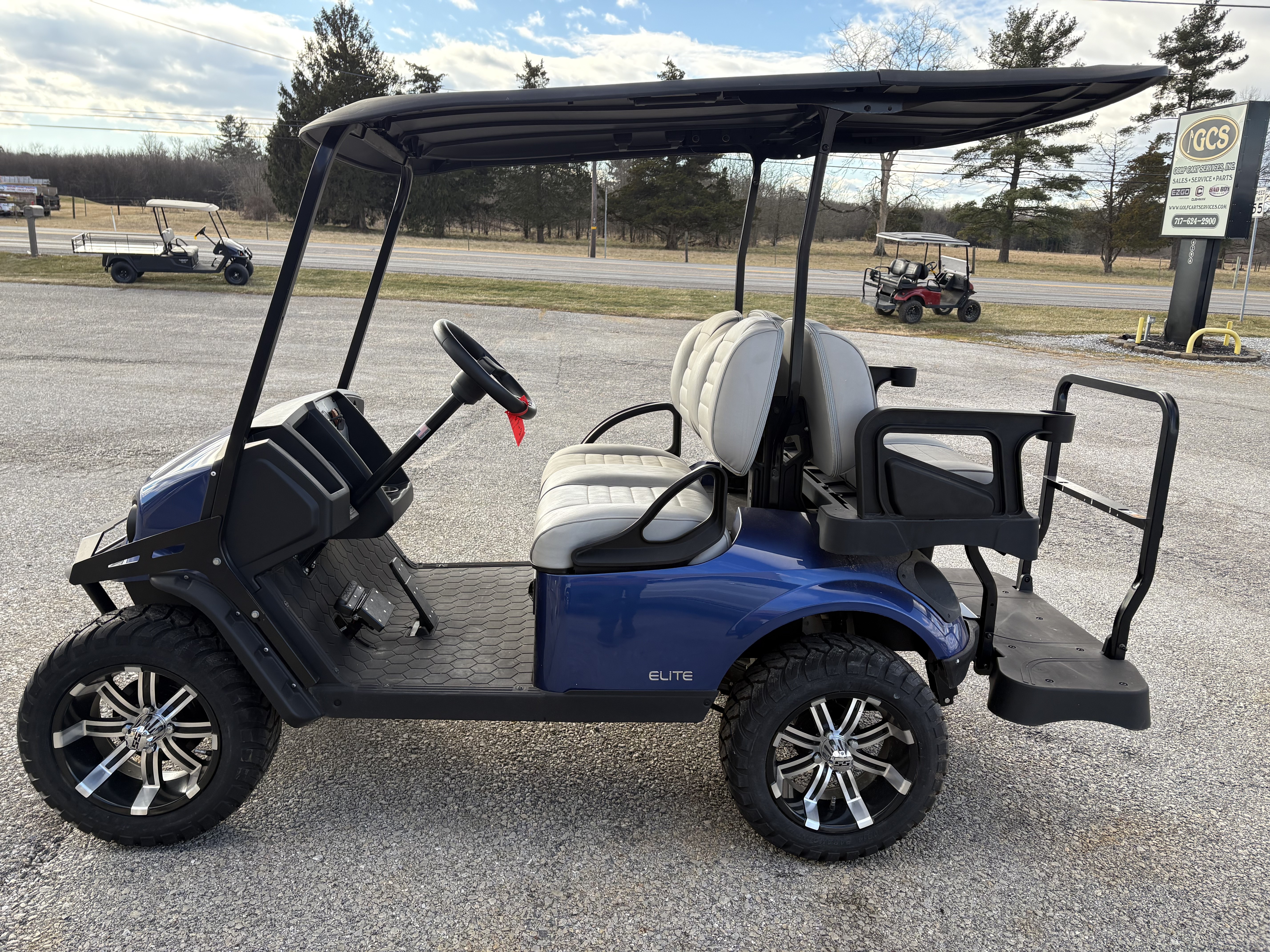 Igayasu.54 　  ネイビー　グレー　セット 2023 E-Z-GO EXPRESS S4 ELITE 4.2 Golf Carts New Oxford Pennsylvania