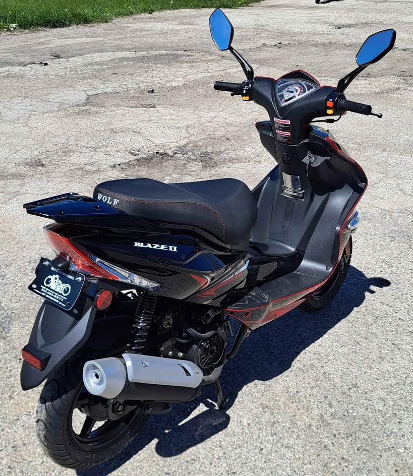 New 2023 Wolf Brand Scooters Wolf Blaze II Scooters in Mukwonago, WI