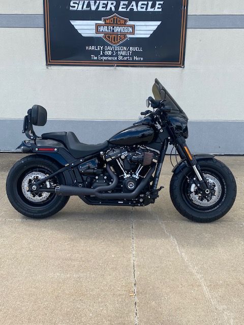 Used 2018 Harley-Davidson Fat Bob® 107 Vivid Black Motorcycles