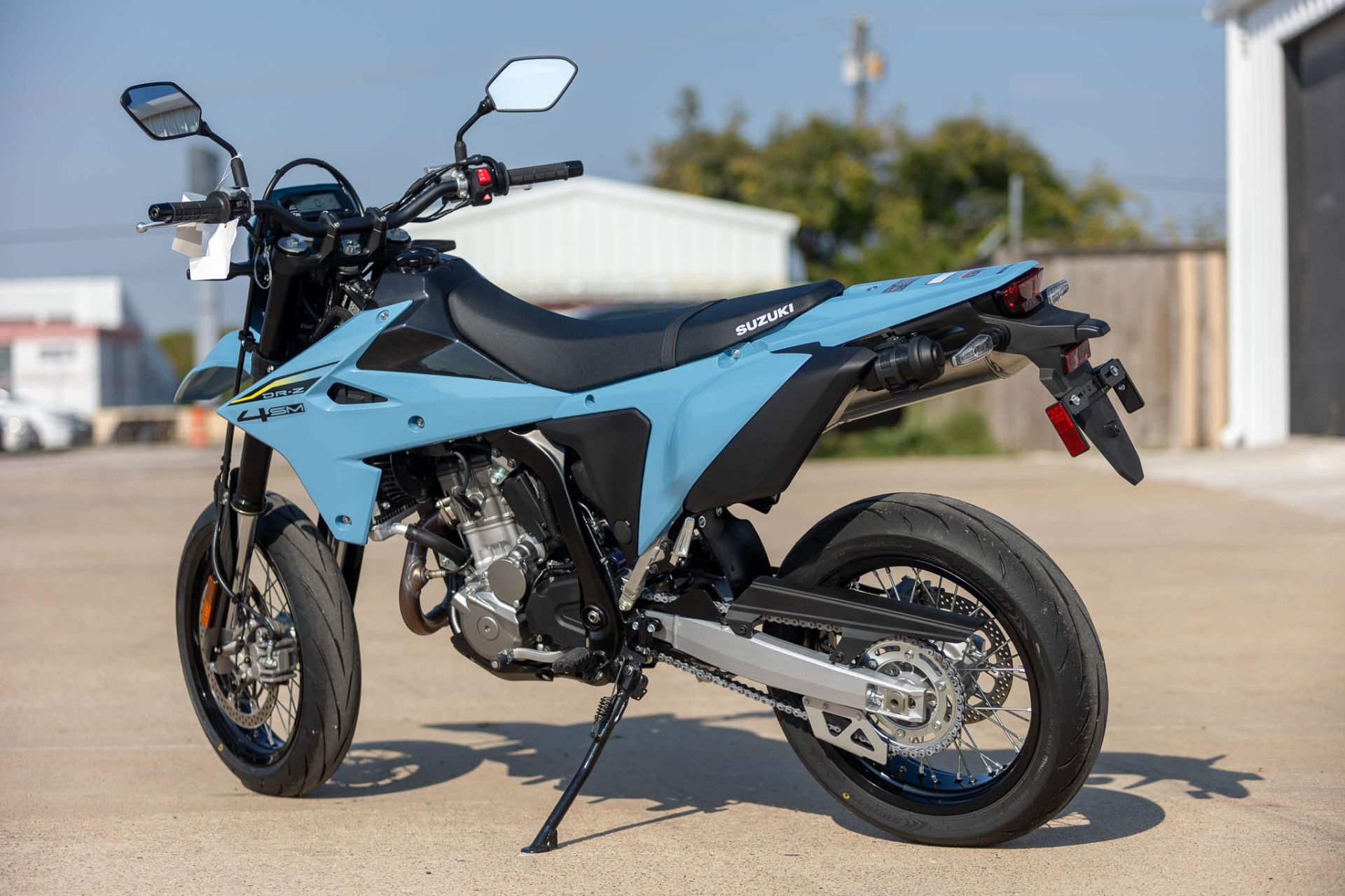 New 2025 Suzuki DR-Z4SM Sky Gray