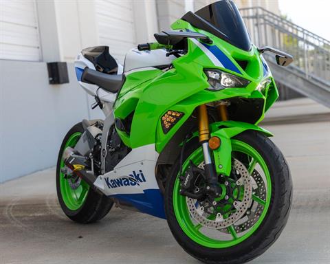 Used 2024 Kawasaki Ninja ZX-6R 40th Anniversary Edition ABS Green