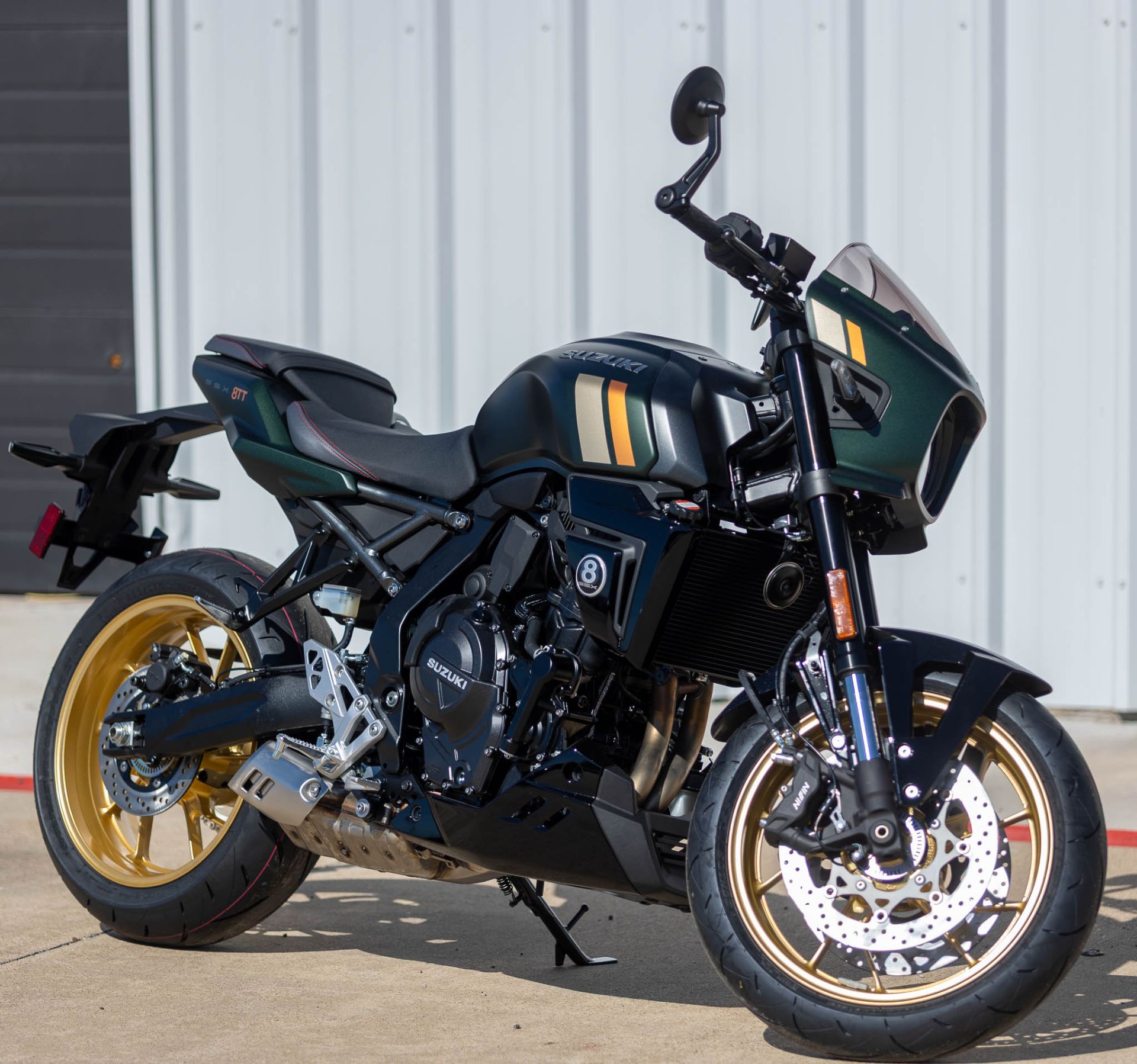 New 2026 Suzuki GSX-8TT Pearl Matte Shadow Green