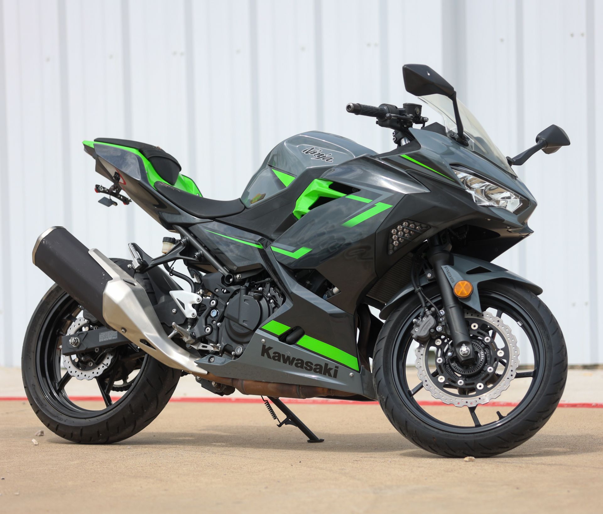 Used 2019 Kawasaki Ninja 400 ABS GREY/GRN/BLK