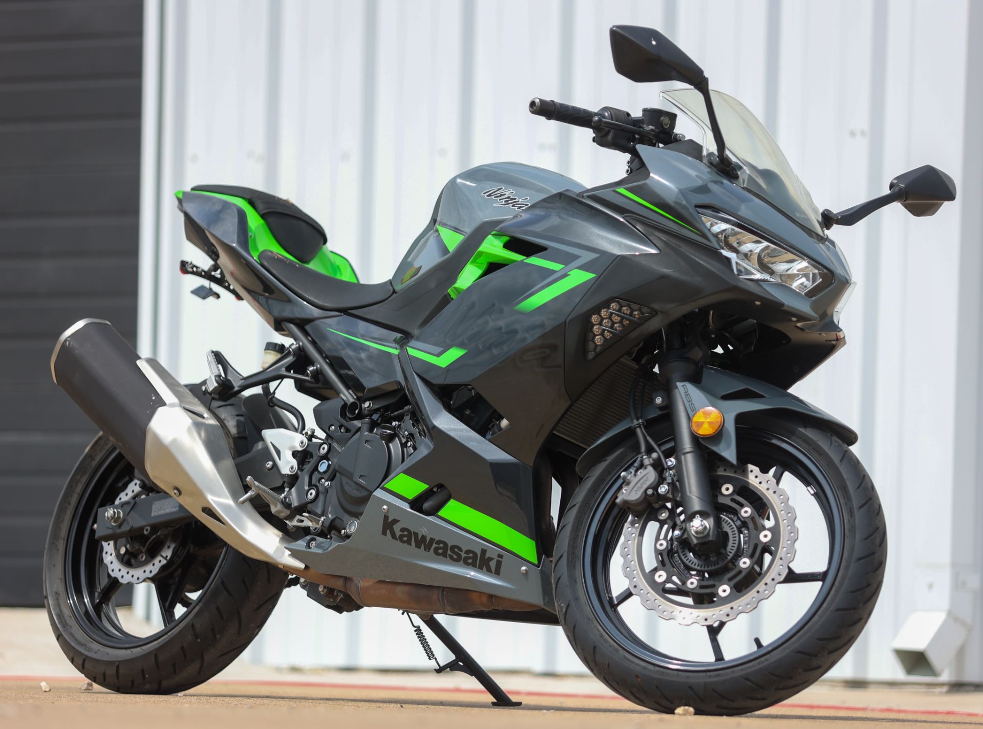 Used 2019 Kawasaki Ninja 400 ABS GREY/GRN/BLK