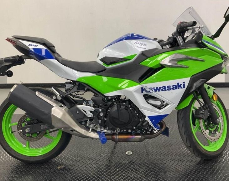 Used 2024 Kawasaki Ninja 500 SE 40th Anniversary Edition ABS Lime