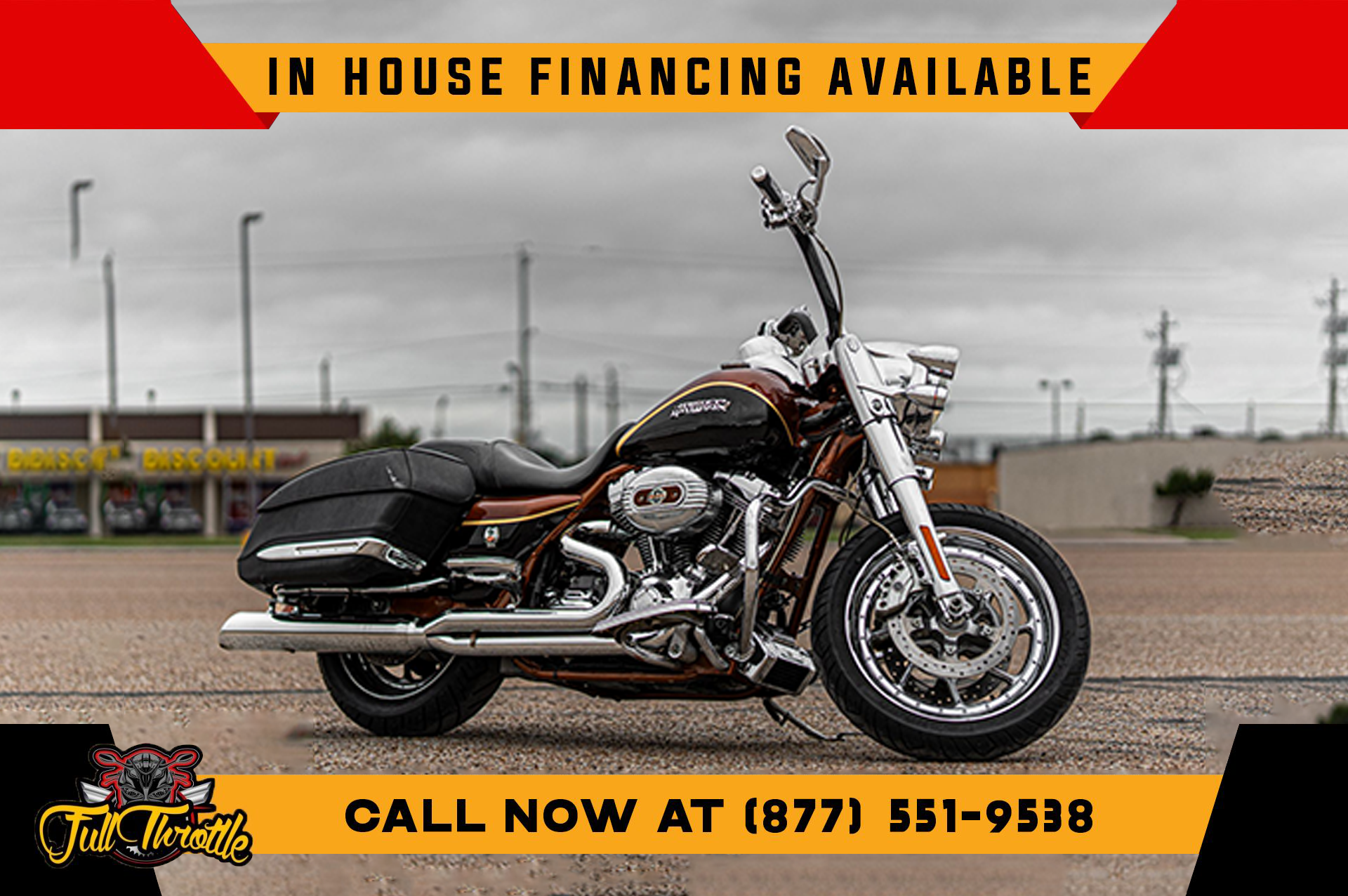 Used 2008 Harley-Davidson Road King® Crimson Red Sunglo