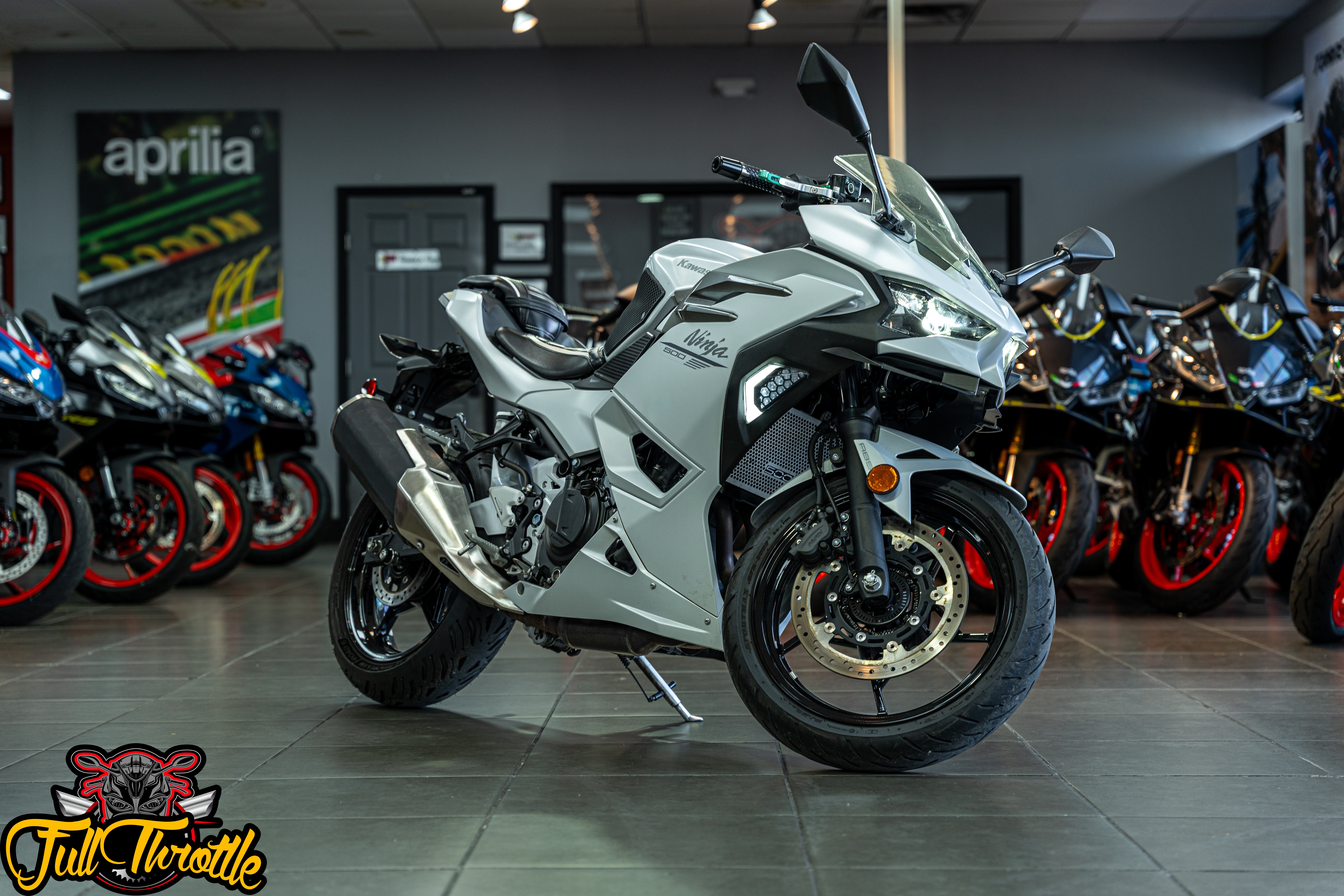 ポジャギ　108×68 ホワイトリネン　No.257 Used 2025 Kawasaki Ninja® 500 ABS Metallic Matte Whitish Silver