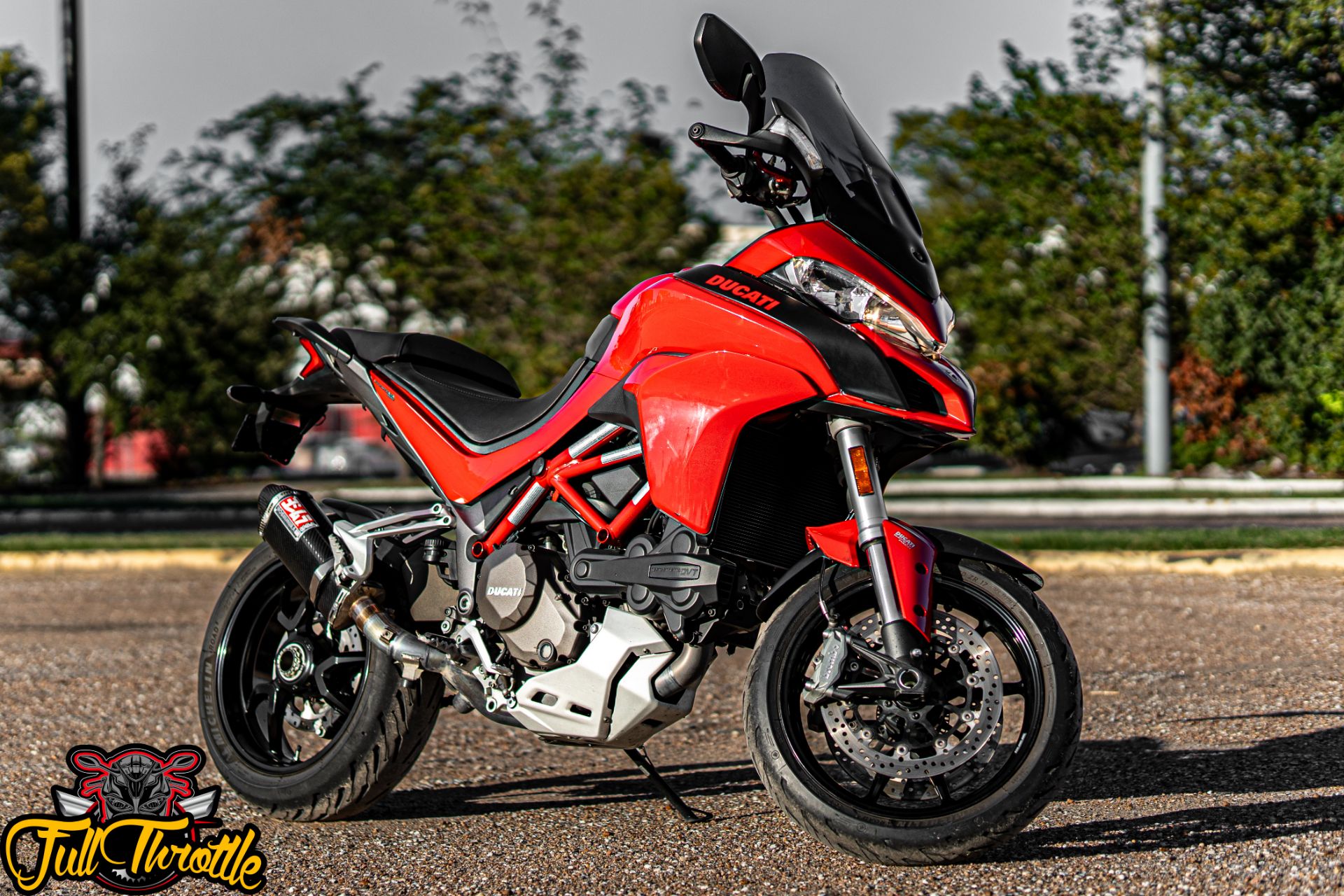 Used 2016 Ducati Mulistrada 1200 Pikes Peak Red with Stripe Livery