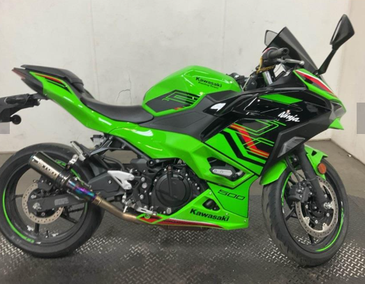 Used 2024 Kawasaki Ninja 500 KRT Edition SE ABS Green