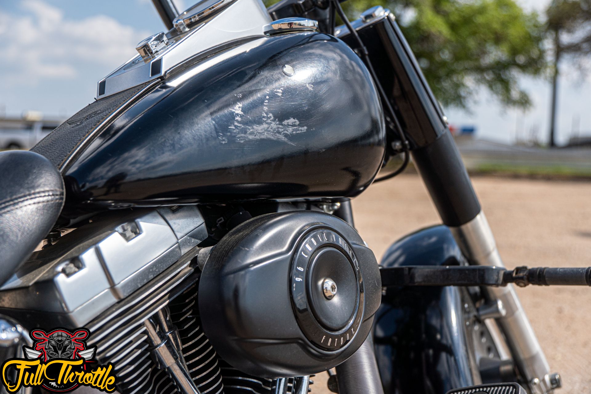 Used 2010 Harley Davidson Softail Fat Boy Lo Vivid Black