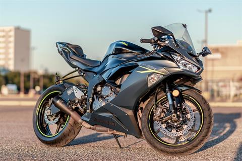 Used 2023 Kawasaki KAWASAKI NINJA ZX-6R Black & Blue