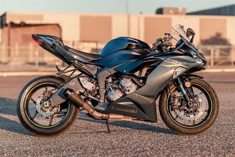 Used 2023 Kawasaki KAWASAKI NINJA ZX-6R Black & Blue