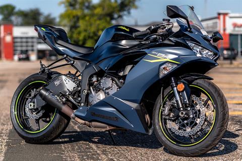 Used 2023 Kawasaki KAWASAKI NINJA ZX-6R Black & Blue