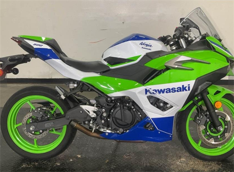 Used 2024 Kawasaki Ninja 500 SE 40th Anniversary Edition ABS Lime