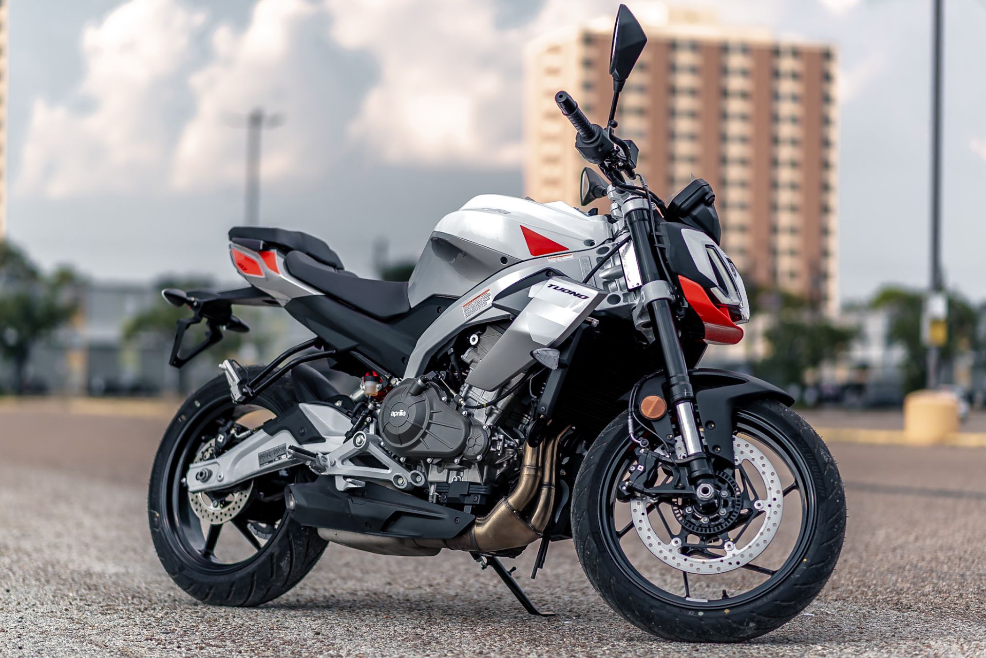 New 2026 Aprilia Tuono 457 Puma Grey