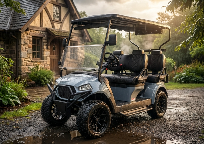 New 2025 Edge-EV Lux F4 Nardo Grey Golf Carts For Sale in Savannah