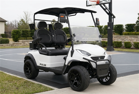 New 2026 Active EV Pulse 2PR White Golf Carts For Sale in Savannah