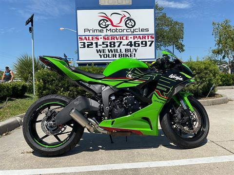 ka244 ２タイトル Used 2024 Kawasaki Ninja ZX-6R ABS KRT Edition, Melbourne FL