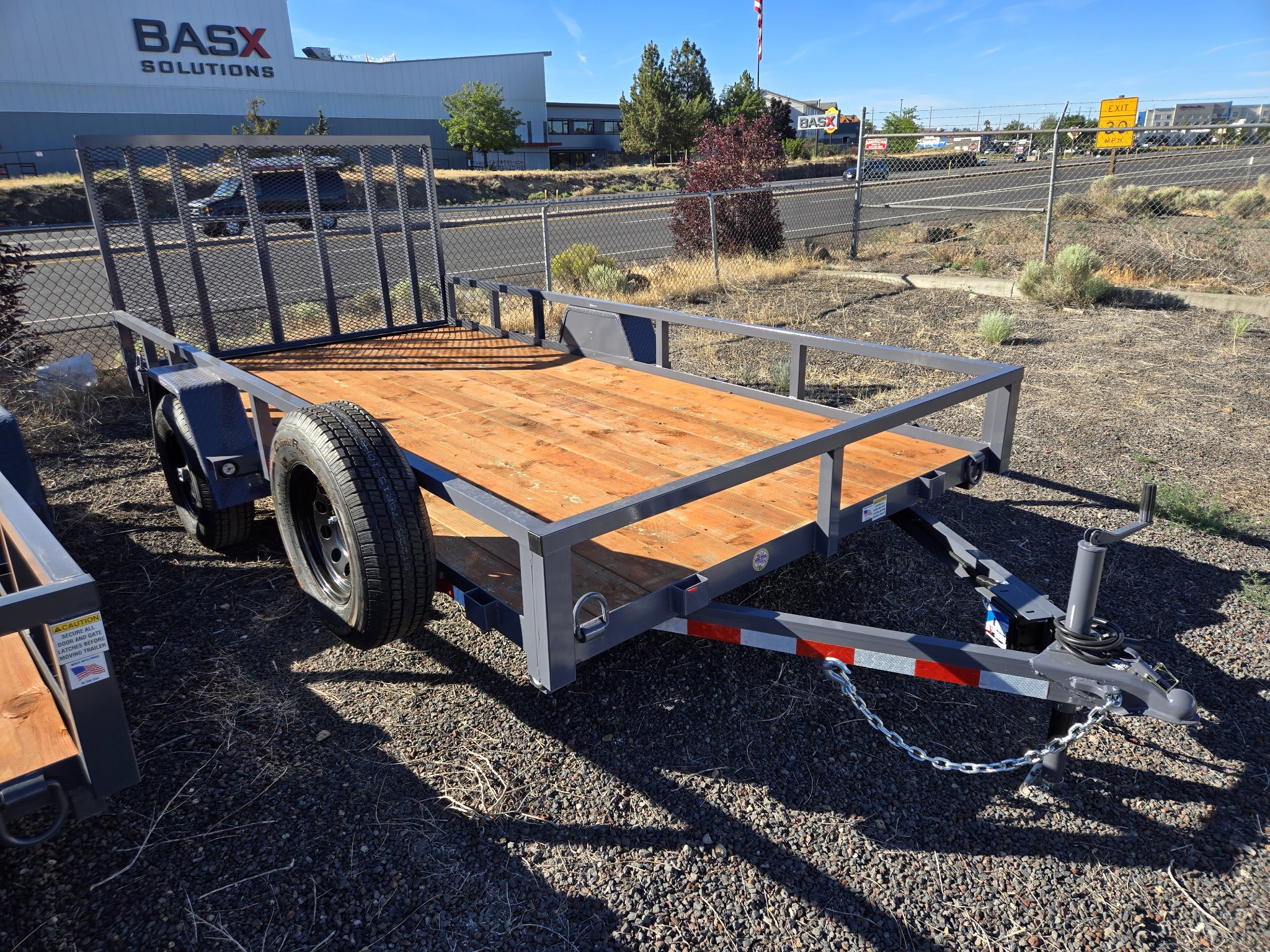 2026 7X14 FLATBED RAIL WITH RAMP 5K