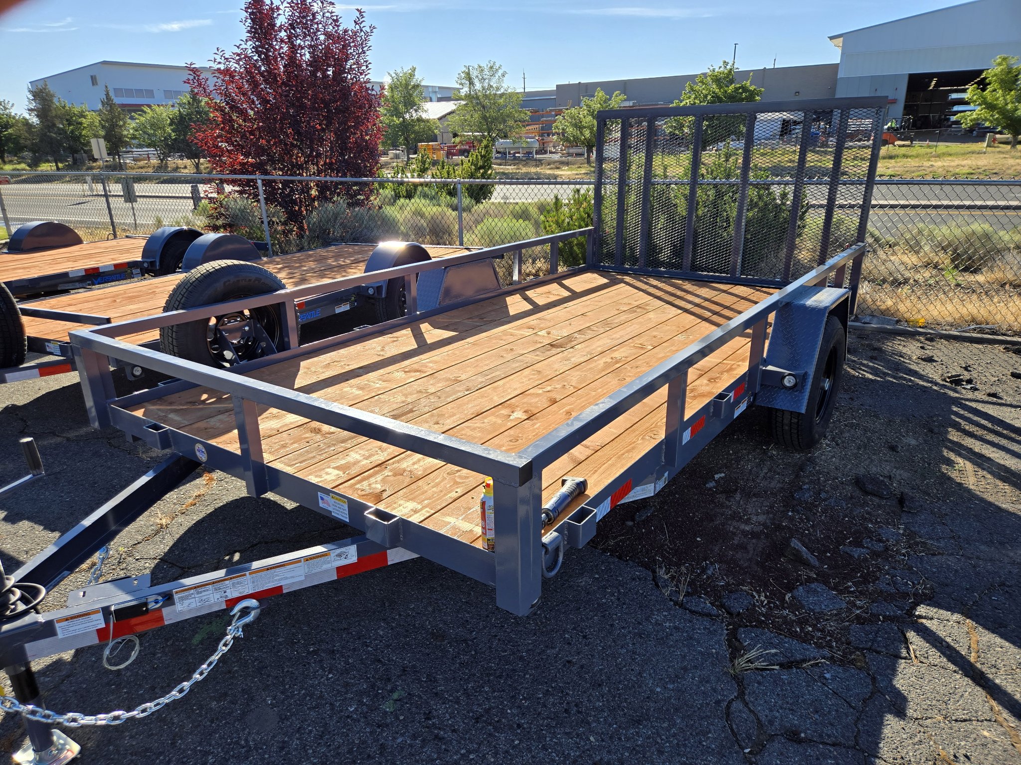 2026 7X14 FLATBED RAIL WITH RAMP 5K