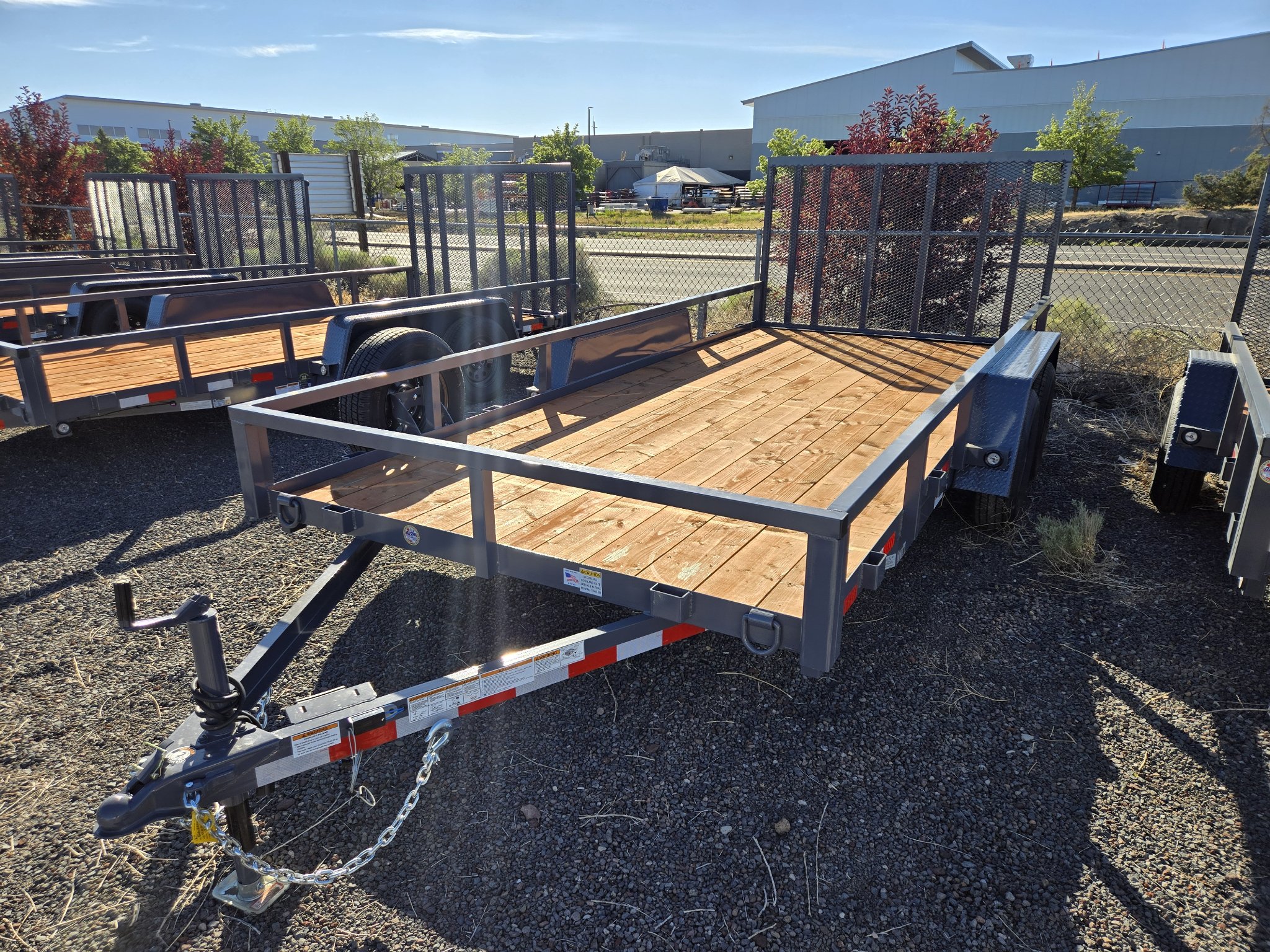 2026 7X16 DELUXE FLAT RAIL W/RAMP 7K-4 WB
