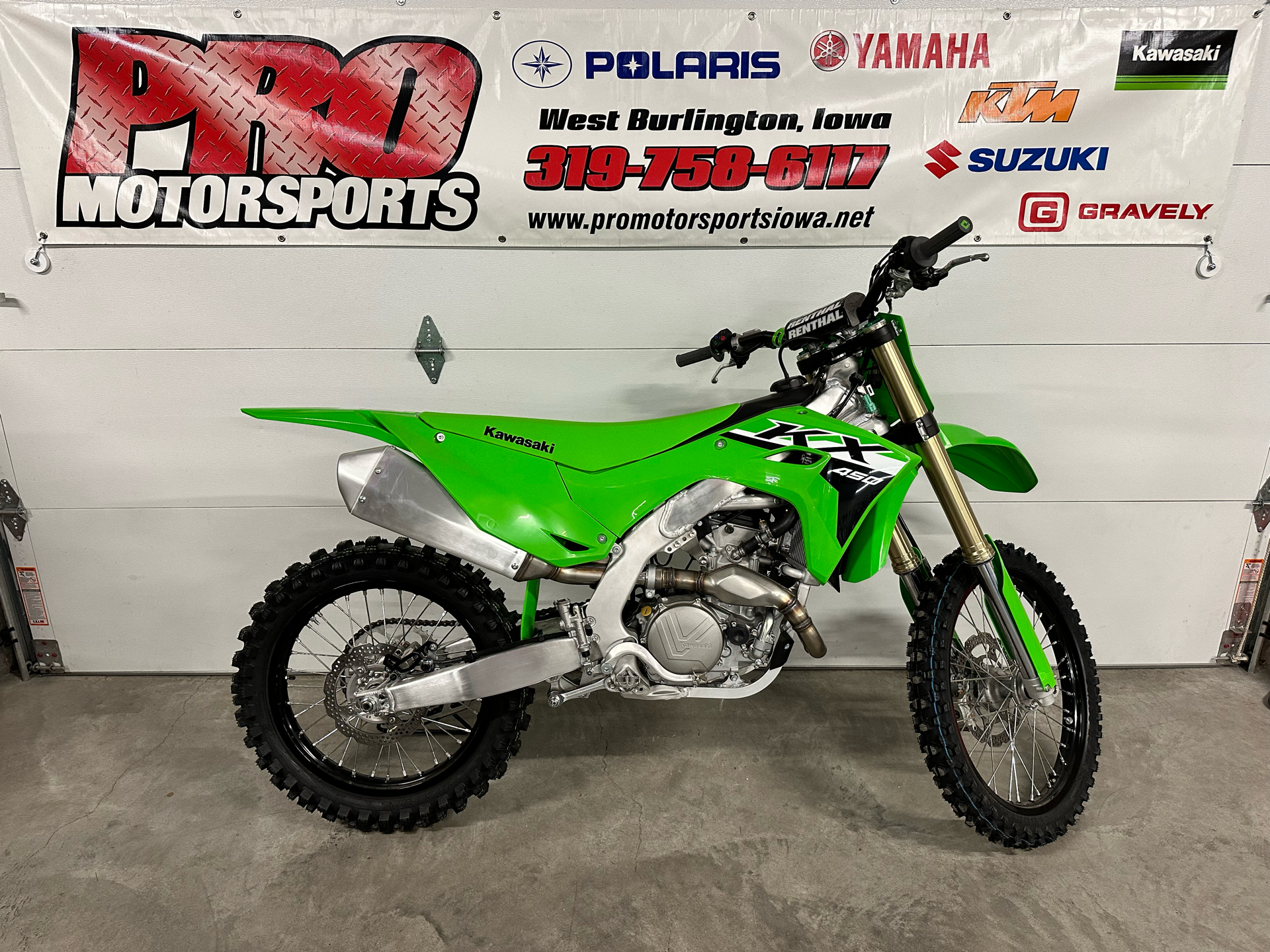 New 2024 Kawasaki KX 450 | Motorcycles in West Burlington IA