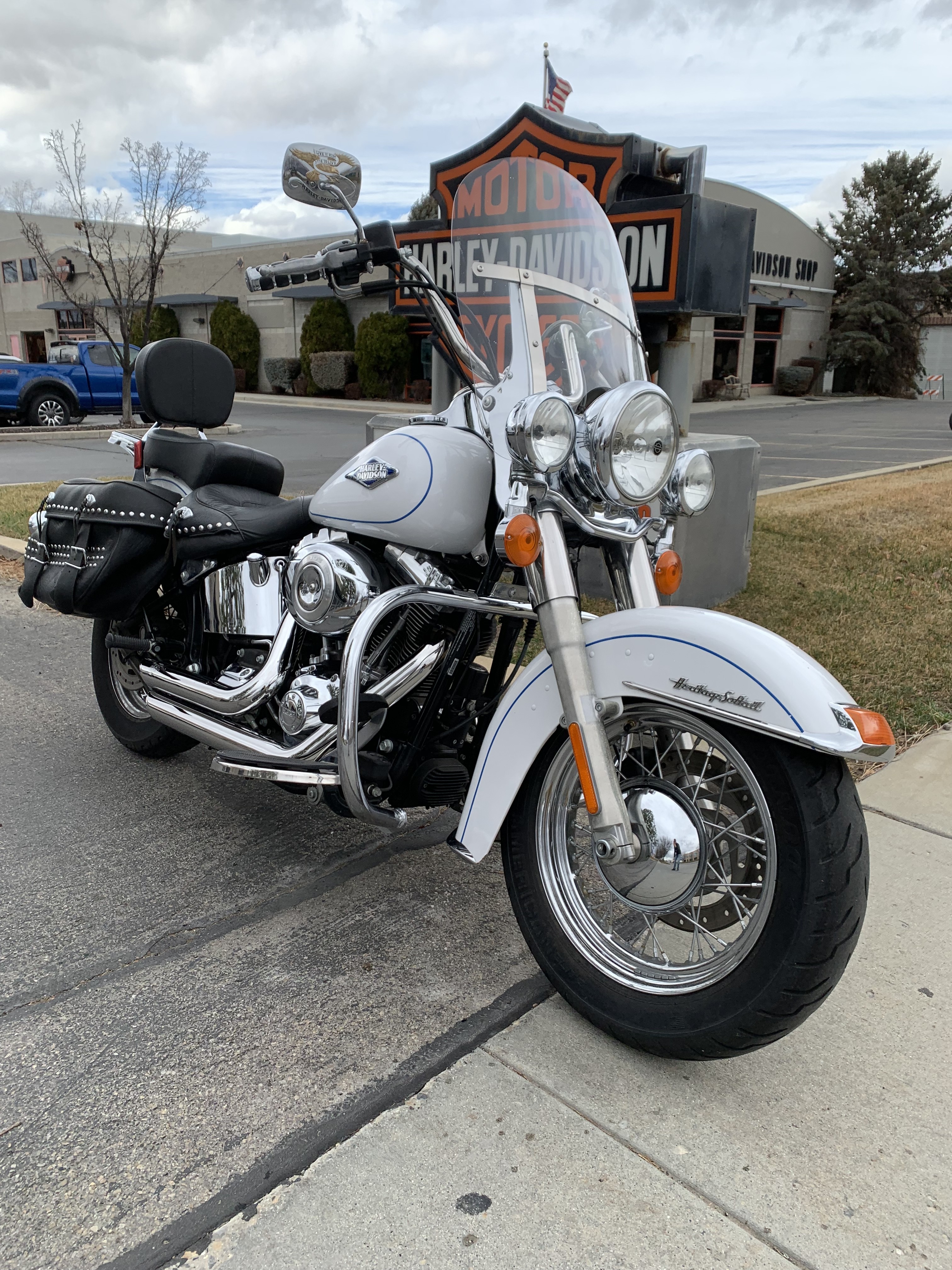 Used 2013 Harley-Davidson Heritage Softail® Classic White Hot