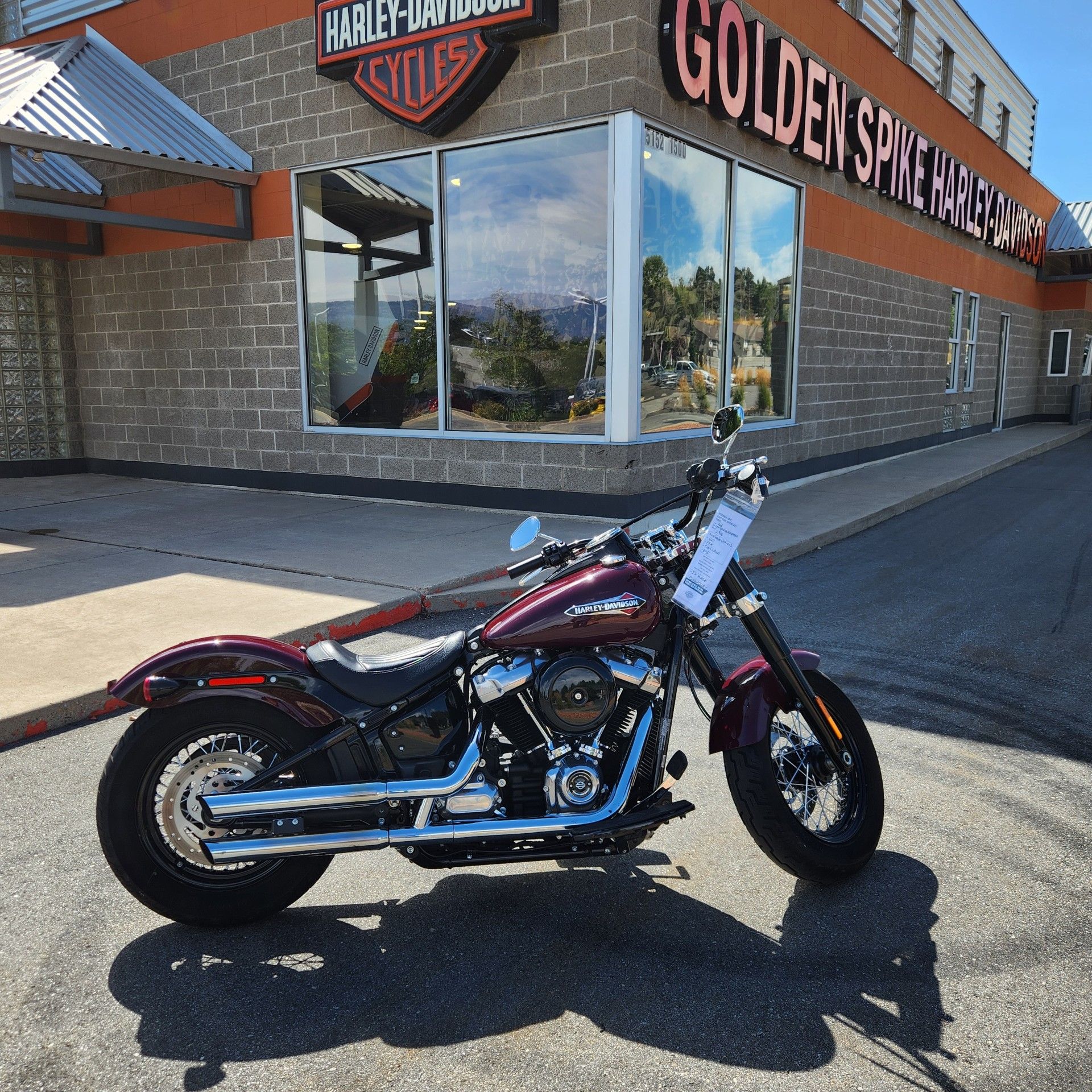 Certified Pre-Owned 2020 Harley-Davidson Softail Slim® Billiard Burgundy |  Motorcycles in Riverdale UT | 049850, image size:1920x1920
