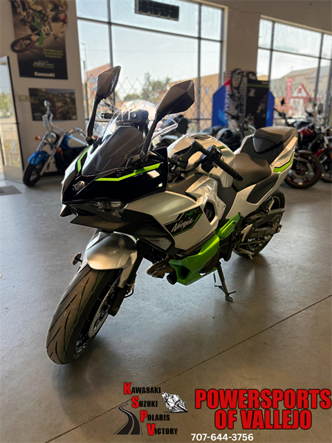 New 2024 Kawasaki Ninja 7 Hybrid ABS Metallic Bright Silver
