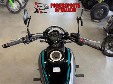 New 2025 Kawasaki Vulcan S Cafe ABS Metallic Moondust Gray