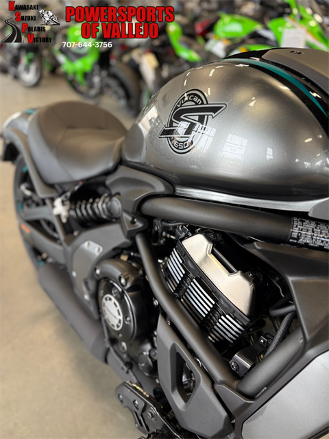 New 2025 Kawasaki Vulcan S Cafe ABS Metallic Moondust Gray